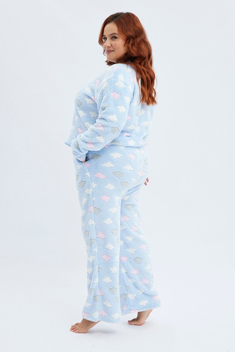 Fluffy Pajama Set