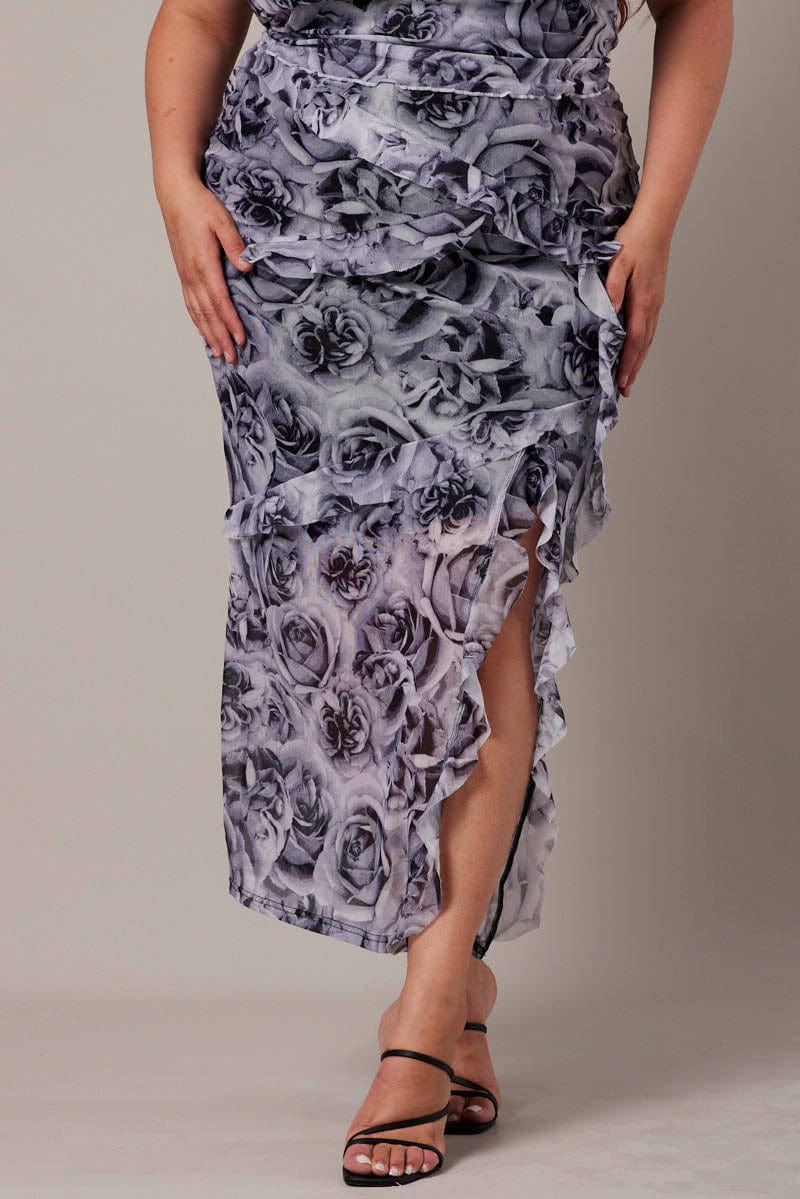 Floral bodycon outlet skirt size 18