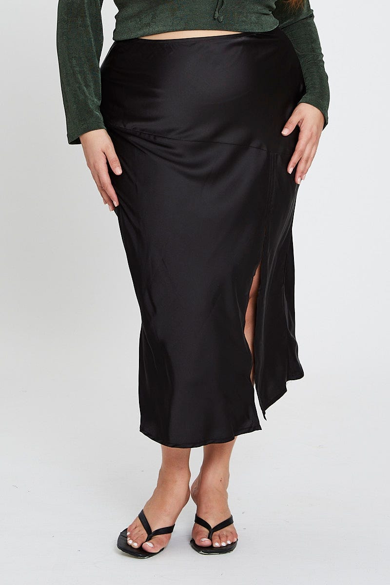 Green Midi Skirt For Women By You And All