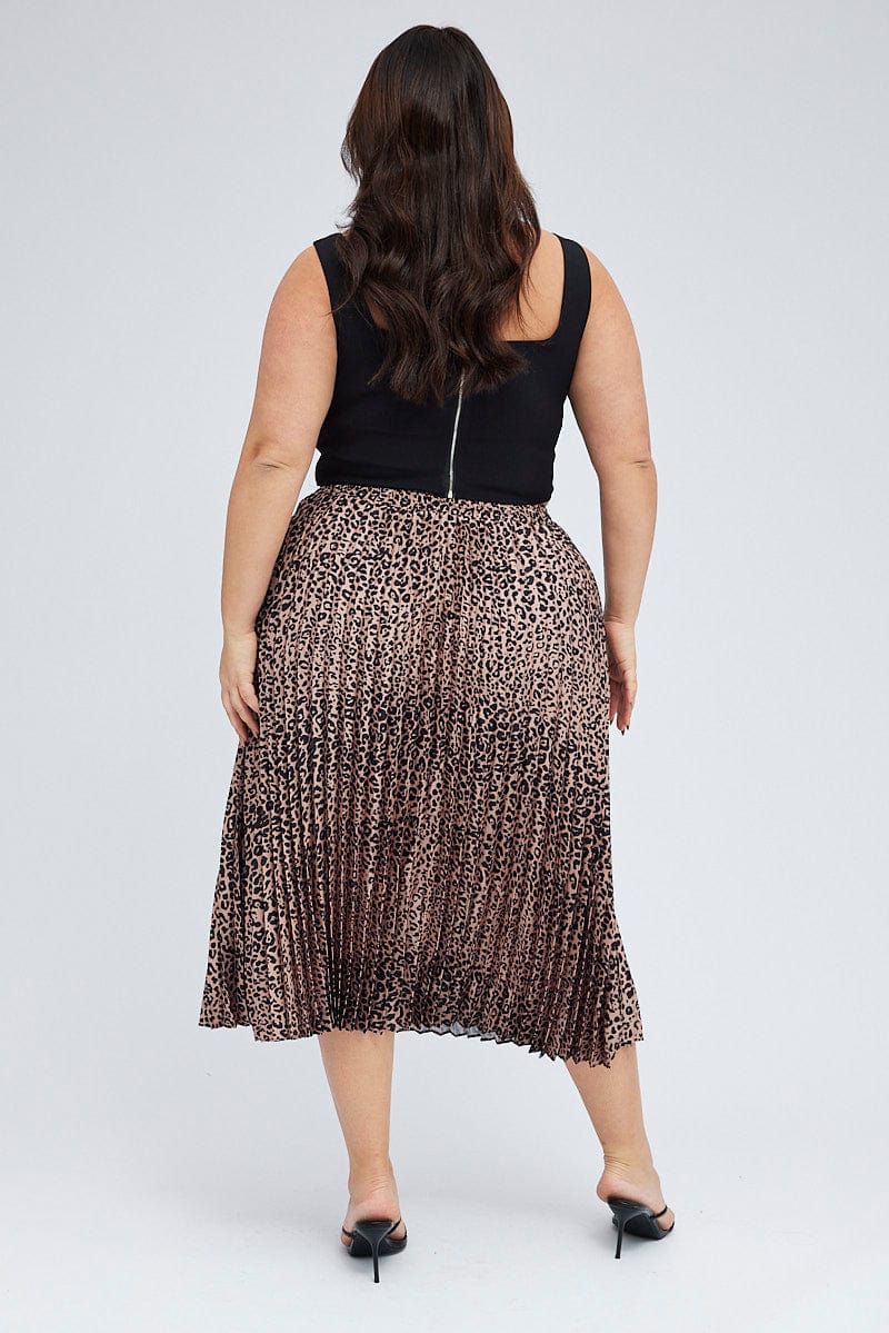 Mini Skirt Leopard Plus Size Skater Skirt Boohoo Plus Plus Size