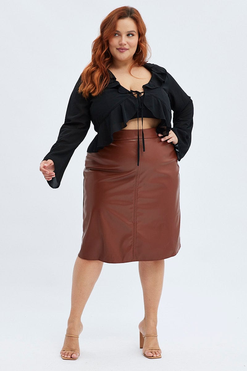 Jakanafoods Bright Pink Denim Skirt And Jacket Plus Size Leather