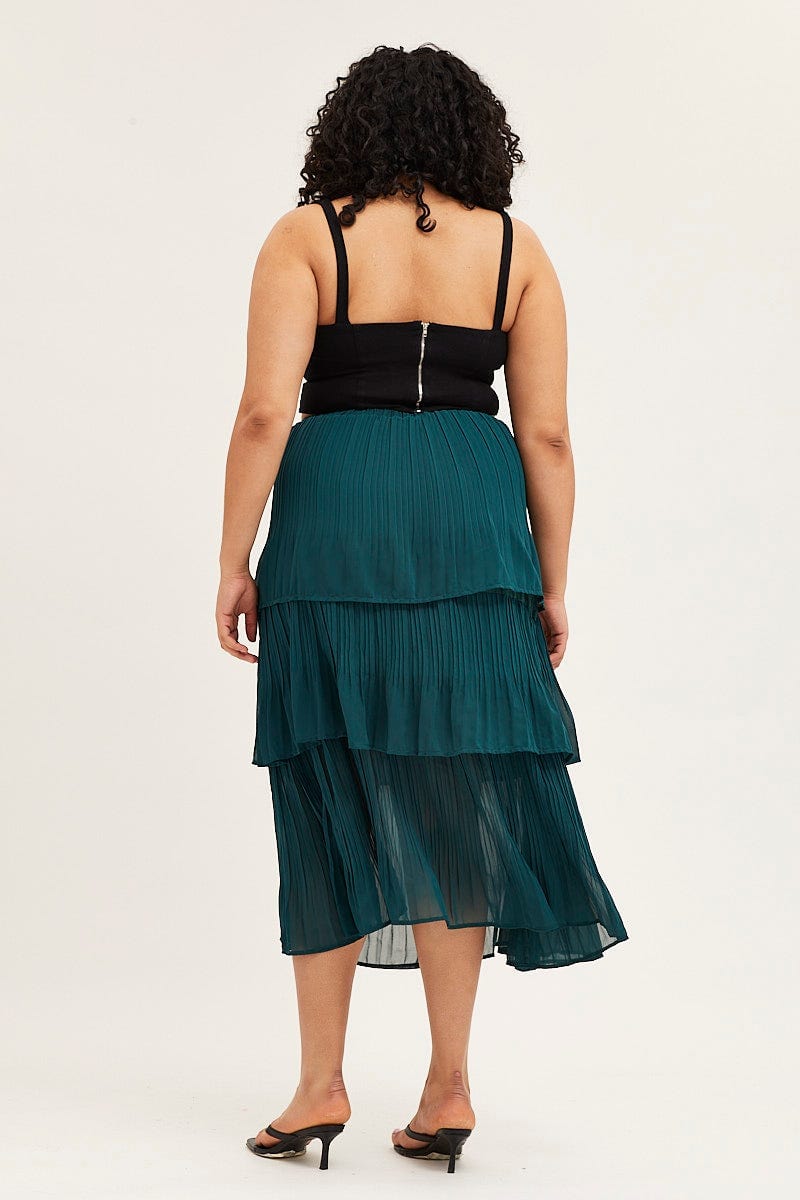 Forest Midi Skirt Pleated For Women By You And All