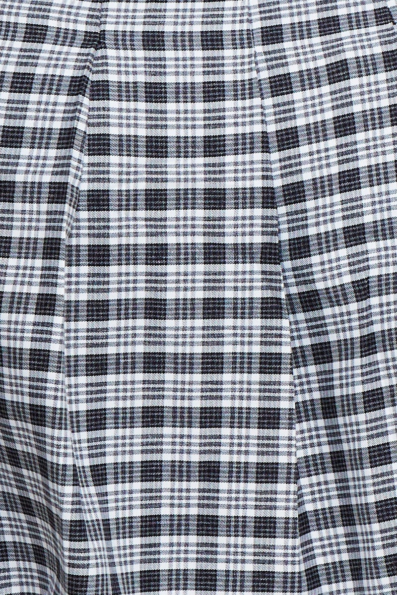 Plus Size Check Mini Tennis Skirt Pleated You All Shop