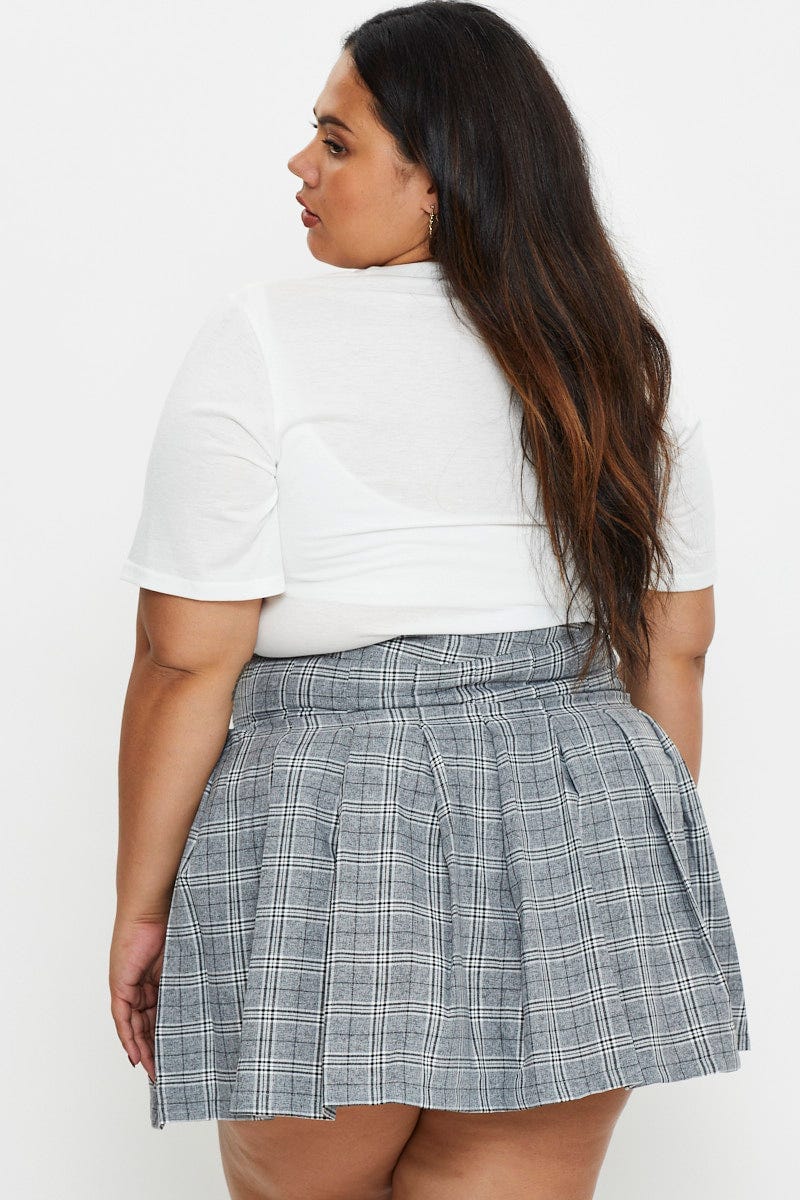 Check sales tennis skirt