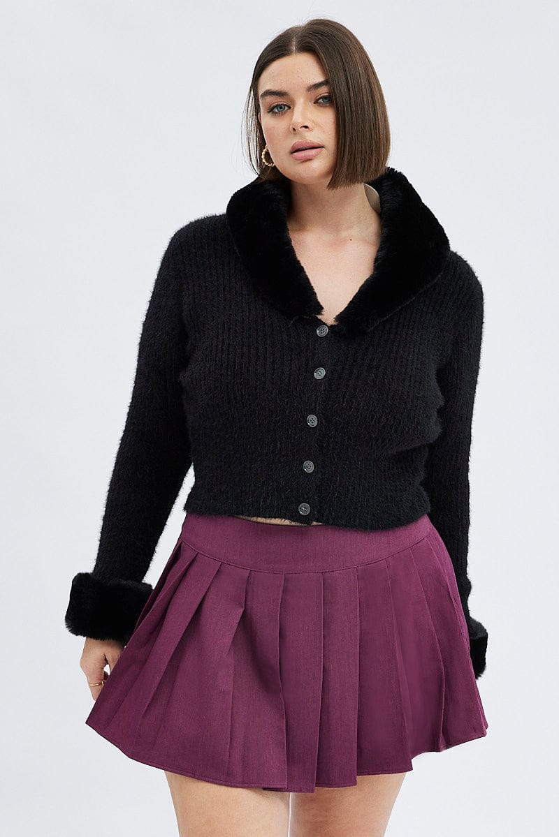 Purple Mini Tennis Skirt for YouandAll Fashion
