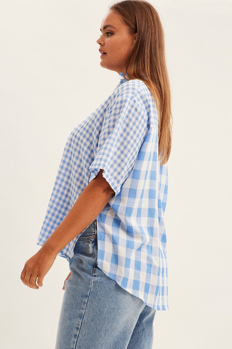 Stripe Relaxed Shirt Short Sleeve for YouandAll Fashion