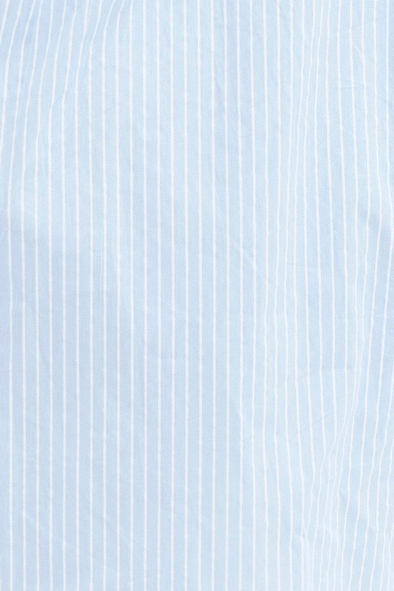 Stripe Oversized Shirt Longline Cotton for YouandAll Fashion